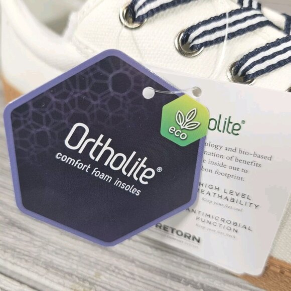 TRETORN Nyliteplus Canvas Sneakers Lace-up Casual Tennis Shoes - Women's Size 7 - Picture 8 of 16